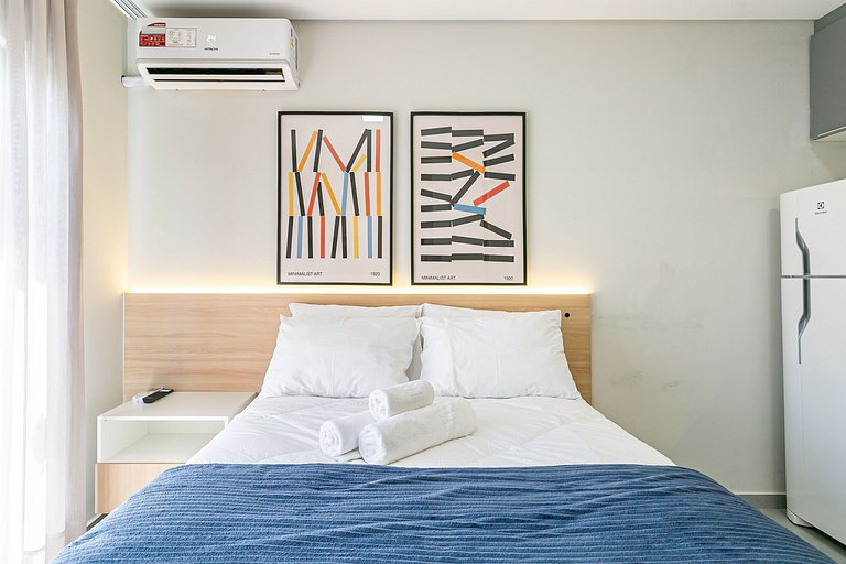 Studio a 9min Aeroporto | 5min Praia do Campeche