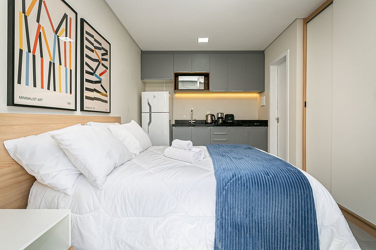 Studio a 9min Aeroporto | 5min Praia do Campeche