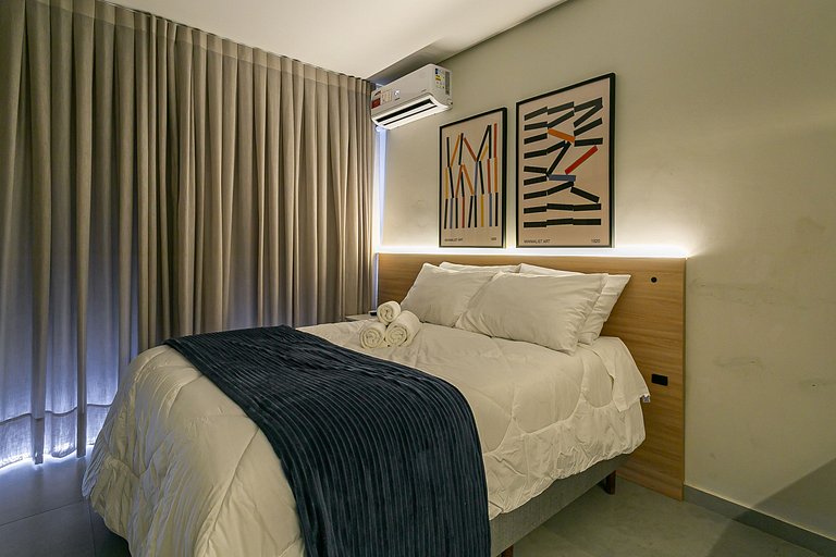 Studio a 9min Aeroporto | 5min Praia do Campeche