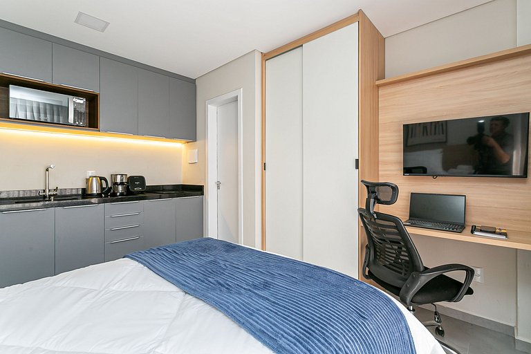 Studio a 9min Aeroporto | 5min Praia do Campeche
